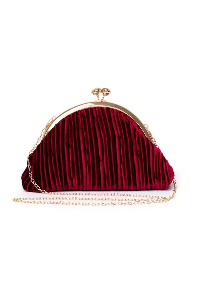 MYA ACCESSORIES | Borsa pochette tessuto in velluto - 2