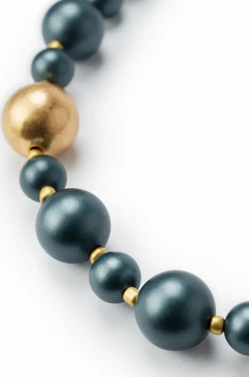 MYA ACCESSORIES | Collana lunga con balls in acrilico - 3