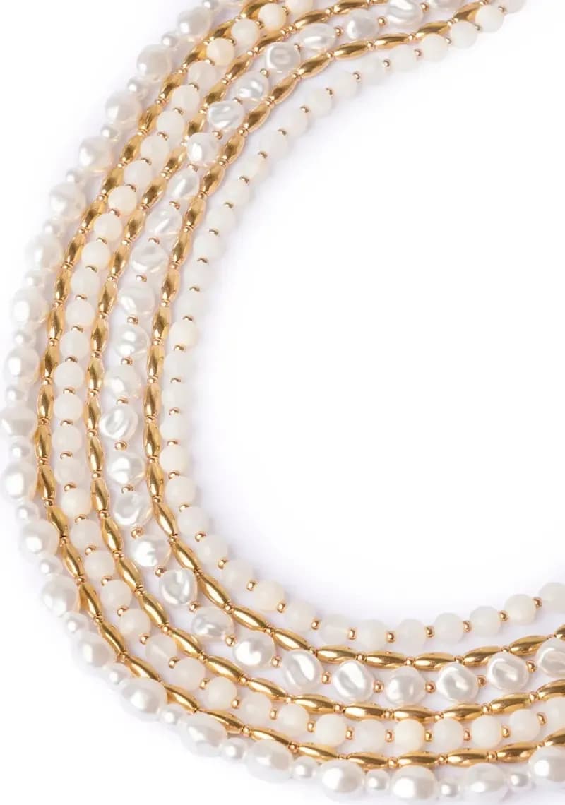 MYA ACCESSORIES | Collana girocollo a catena multilinee - 3