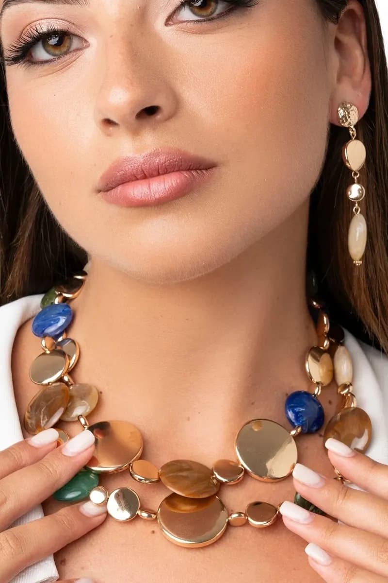 MYA ACCESSORIES | Collana girocollo a due fili - 5