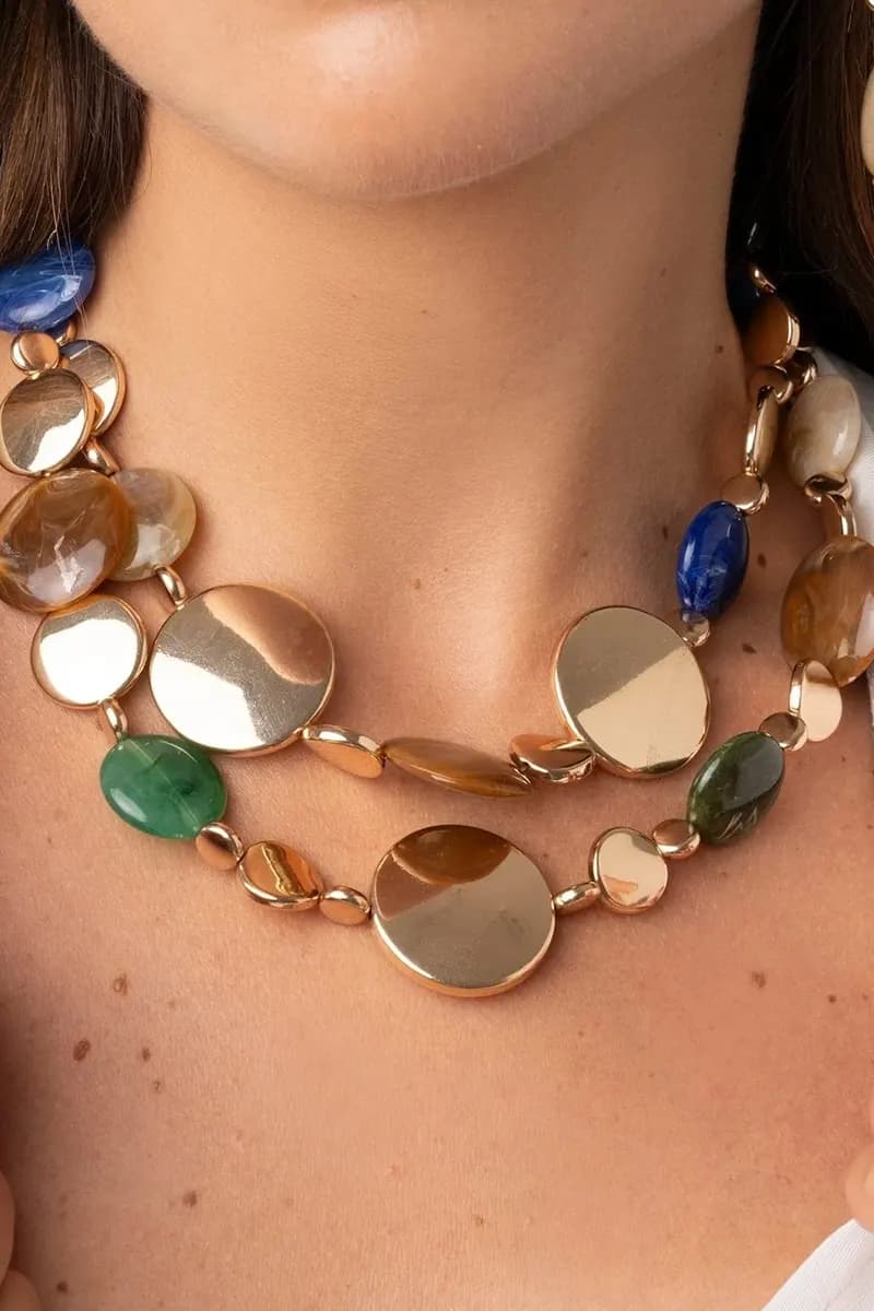 MYA ACCESSORIES | Collana girocollo a due fili - 4