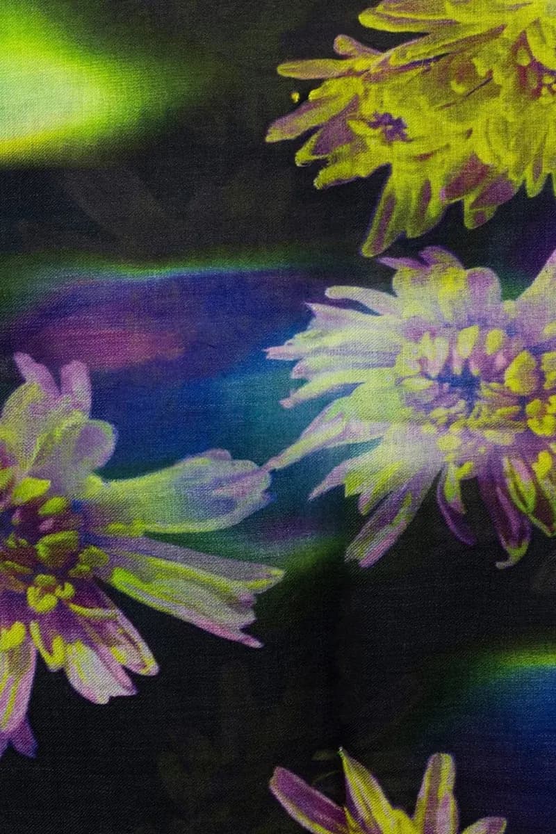 MYA ACCESSORIES | Sciarpa in pura lana con stampa a fiori - 2