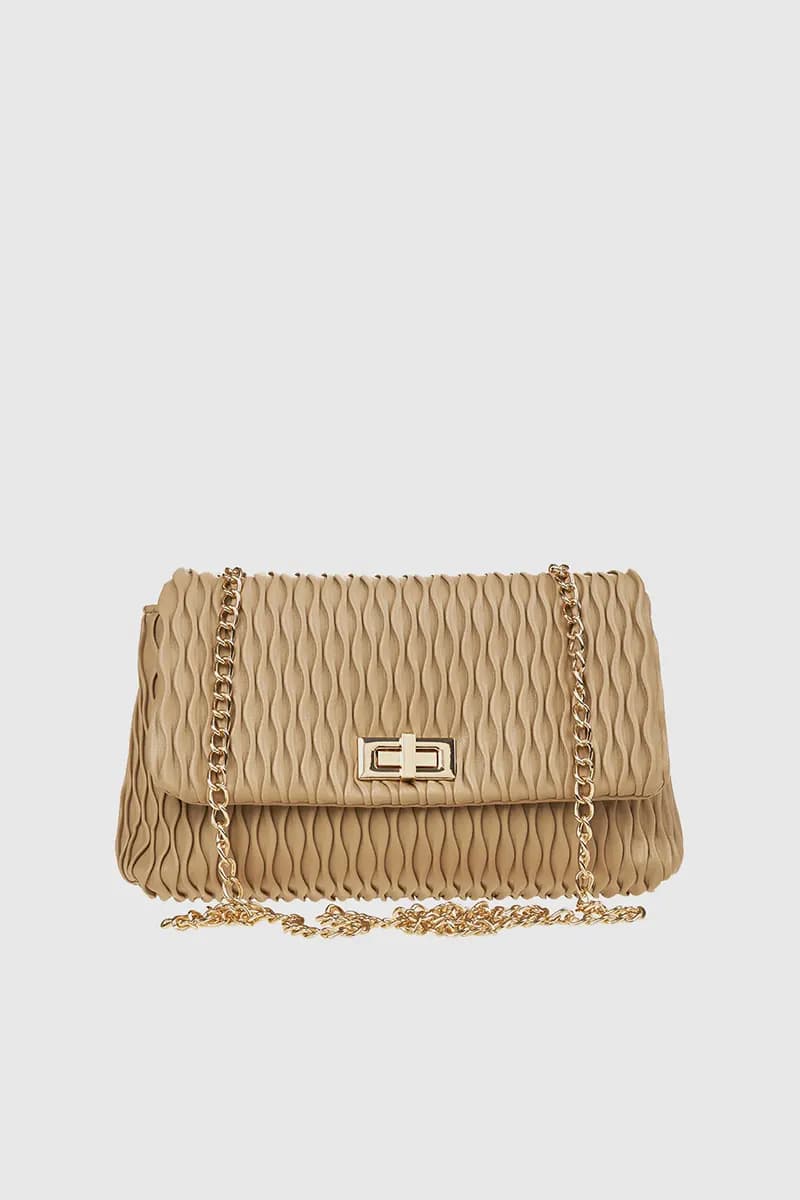VERDE FASHION | Pochette ecopelle trama ondulata - 5