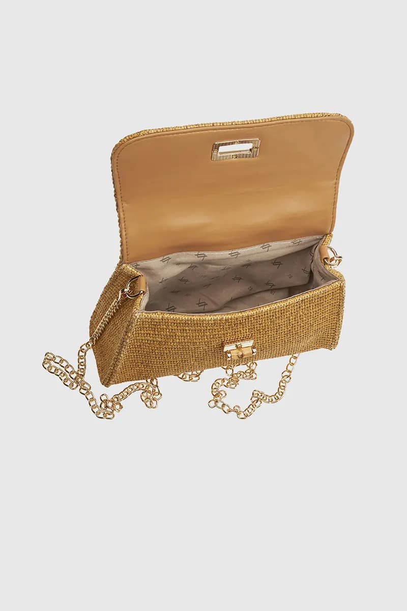VERDE FASHION | Pochette rafia manico in bamboo - 4