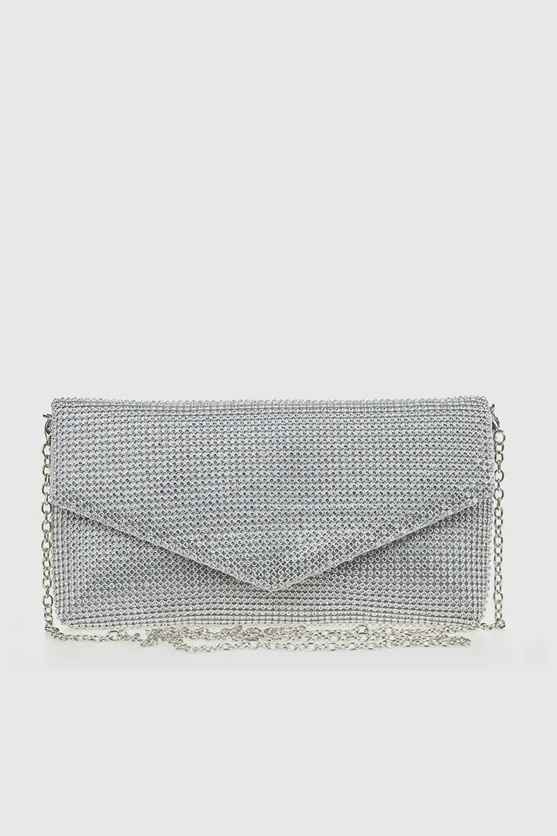 VERDE FASHION | Pochette a bustina paillettes - 5