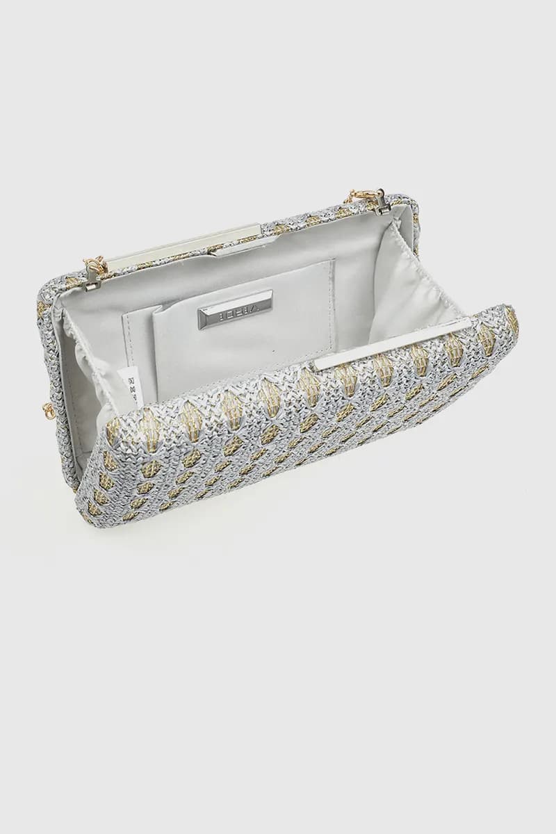 VERDE FASHION | Clutch in rafia decorata - 12