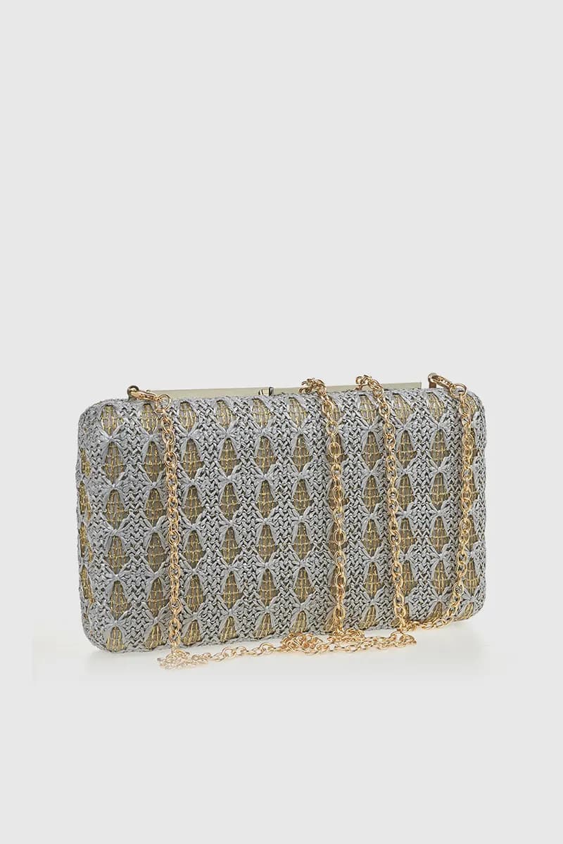 VERDE FASHION | Clutch in rafia decorata - 10