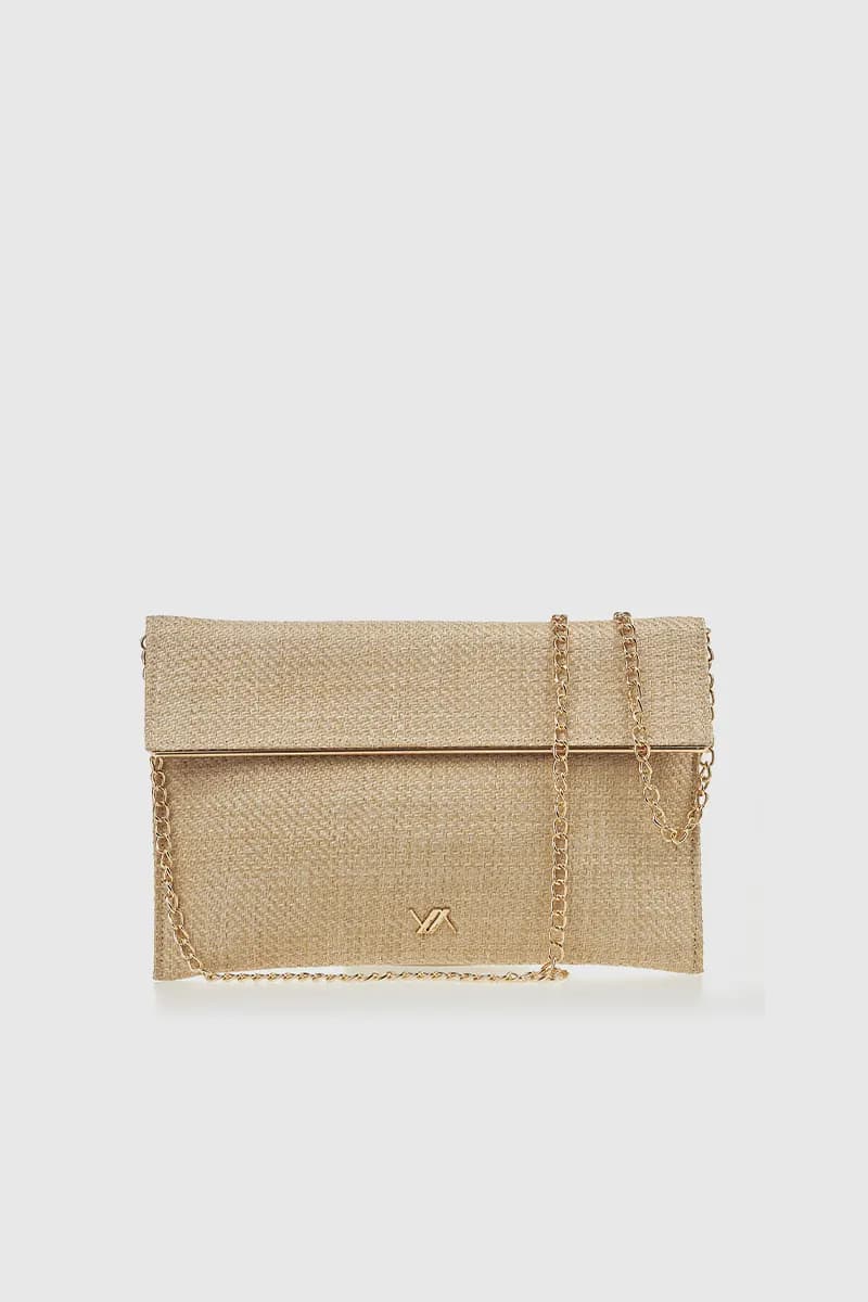 VERDE FASHION | Pochette rafia a bustina - 1