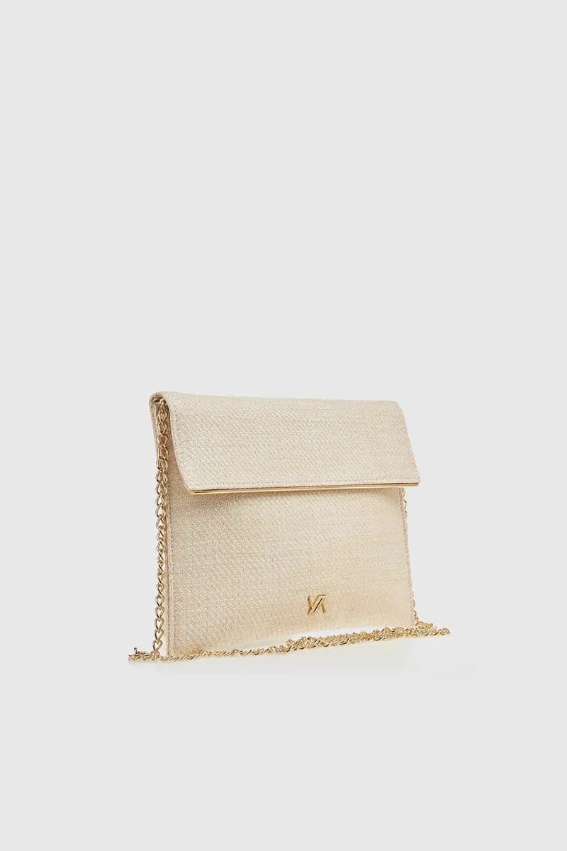 VERDE FASHION | Pochette rafia a bustina - 10