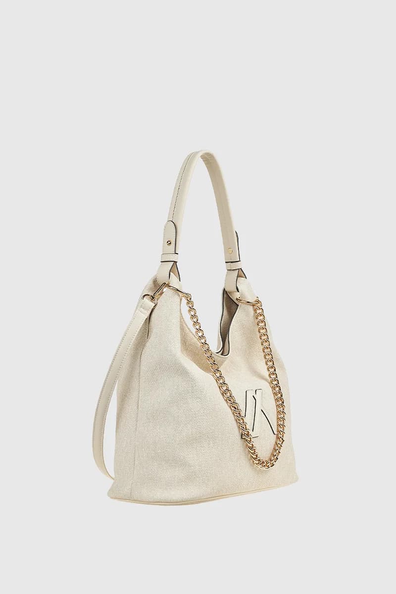 VERDE FASHION | Borsa a spalla con logo - 6