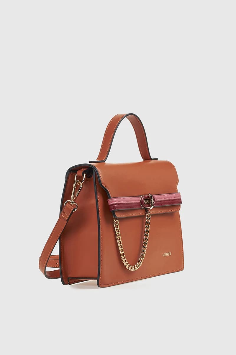 VERDE FASHION | Borsa cartella piccola a tracolla - 11
