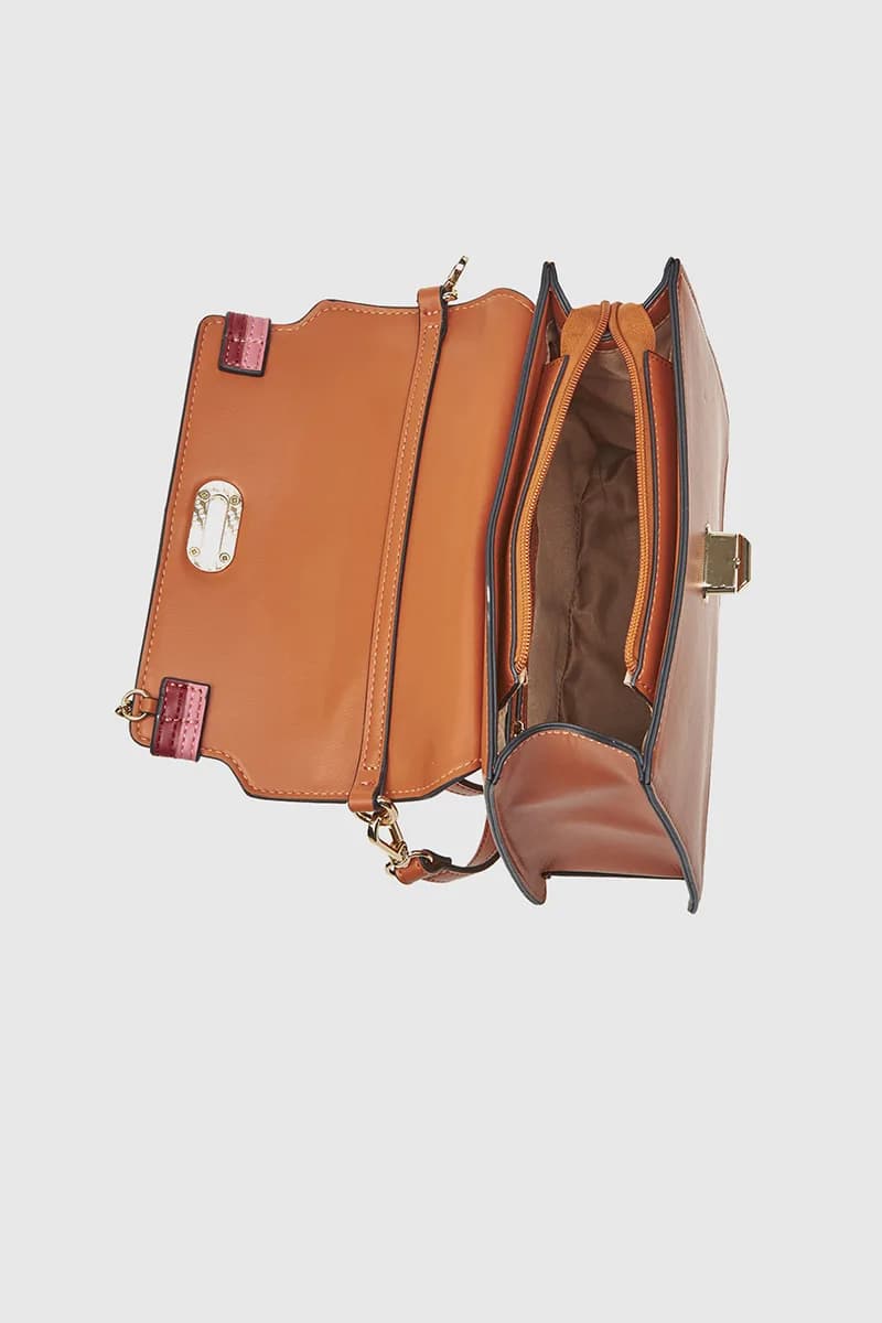 VERDE FASHION | Borsa cartella piccola a tracolla - 12