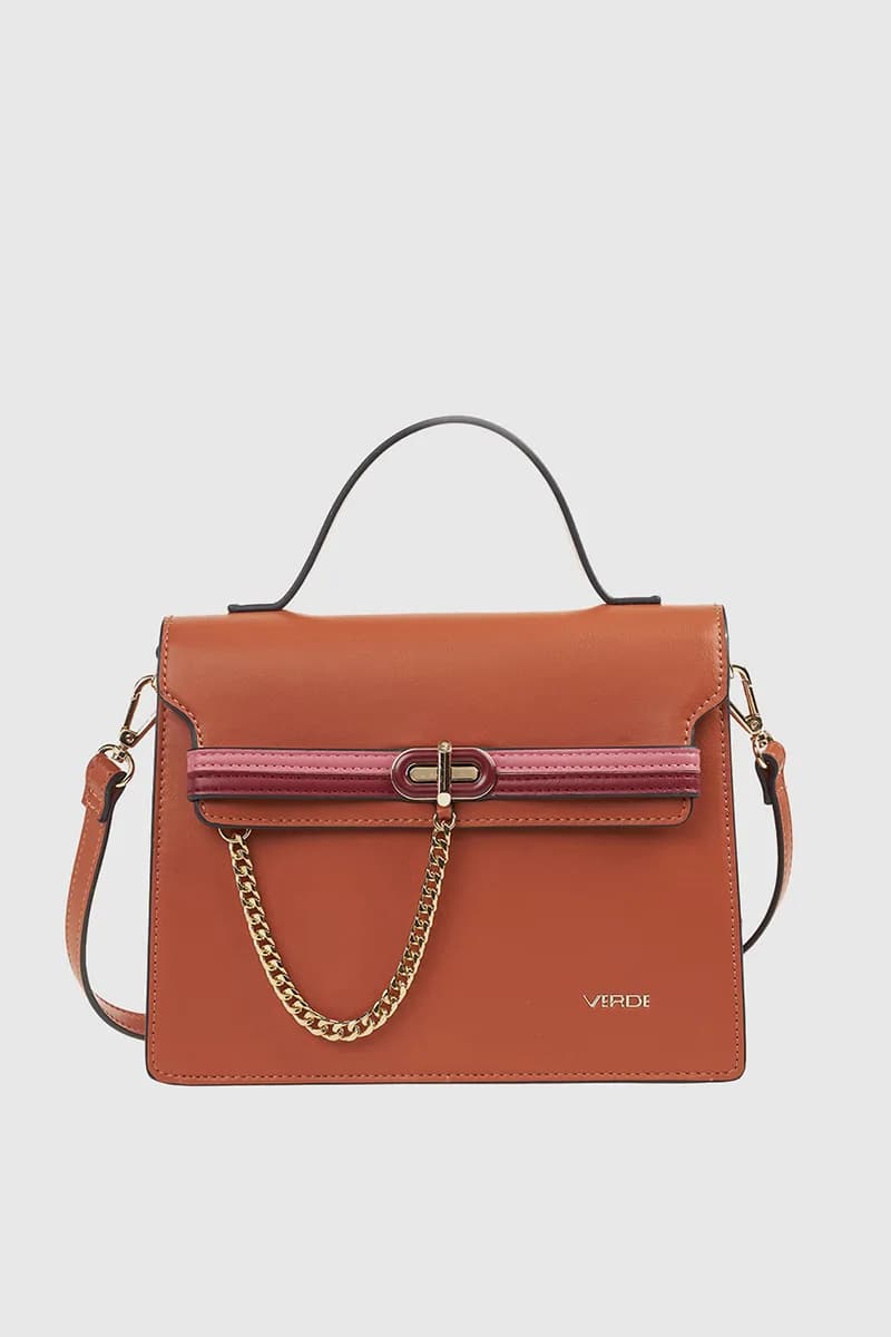 VERDE FASHION | Borsa cartella piccola a tracolla - 9