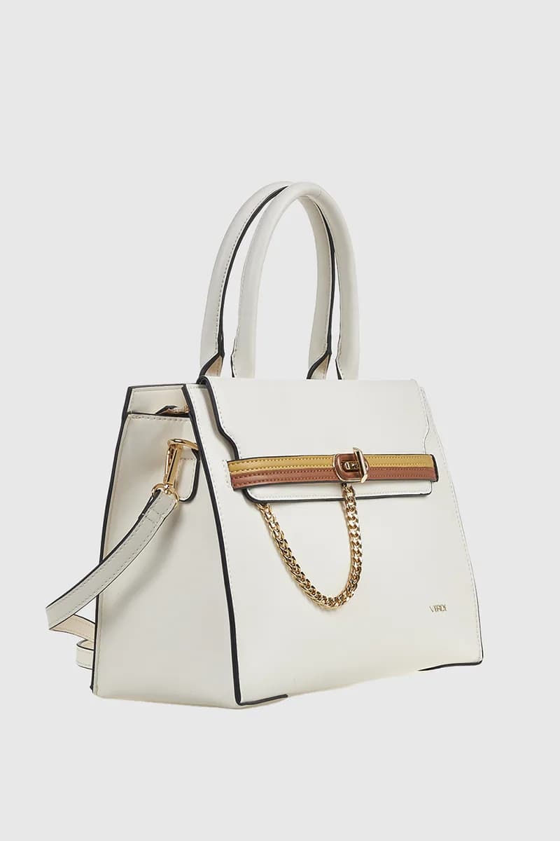 VERDE FASHION | Borsa cartella grande a tracolla - 7