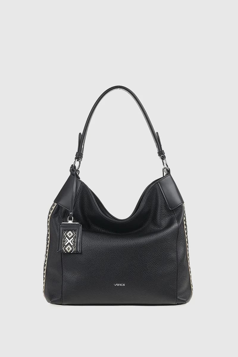 VERDE FASHION | Borsa morbida a spalla dettagli boho - 14