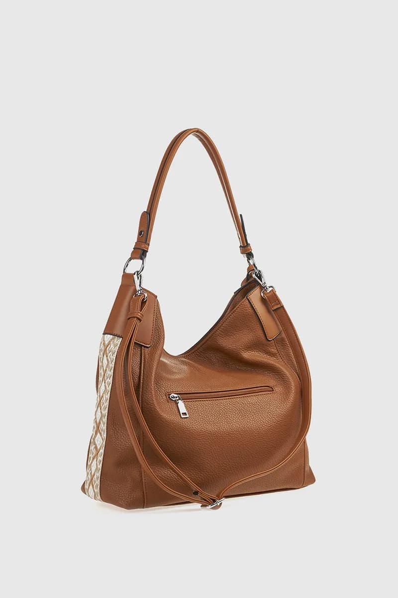 VERDE FASHION | Borsa morbida a spalla dettagli boho - 2