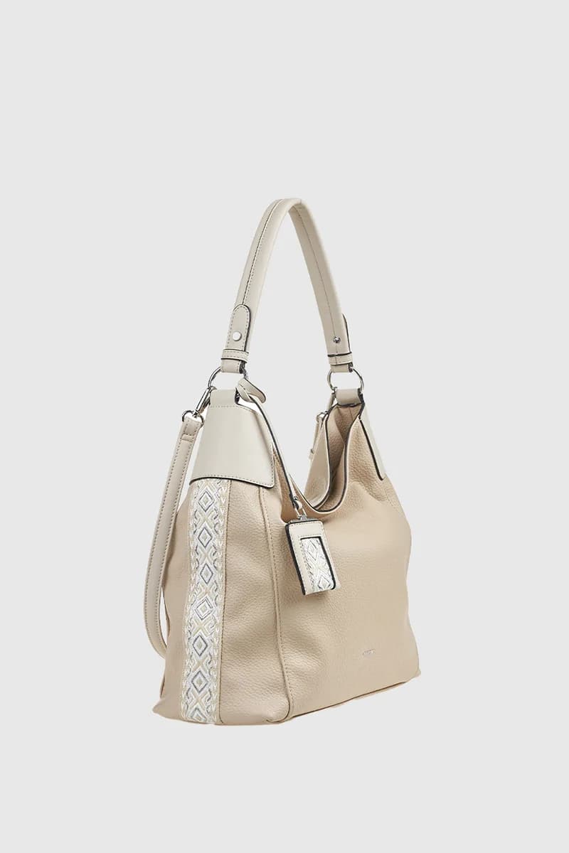 VERDE FASHION | Borsa morbida a spalla dettagli boho - 11