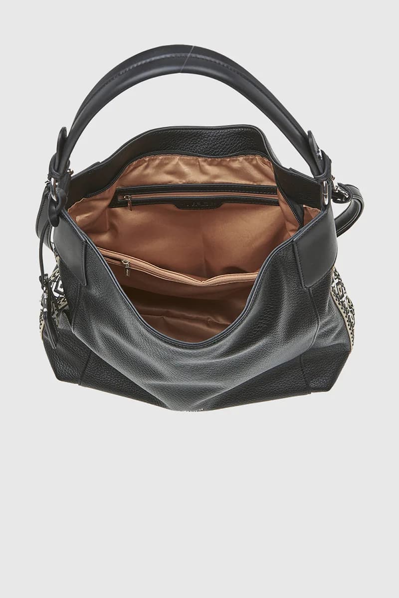 VERDE FASHION | Borsa morbida a spalla dettagli boho - 8