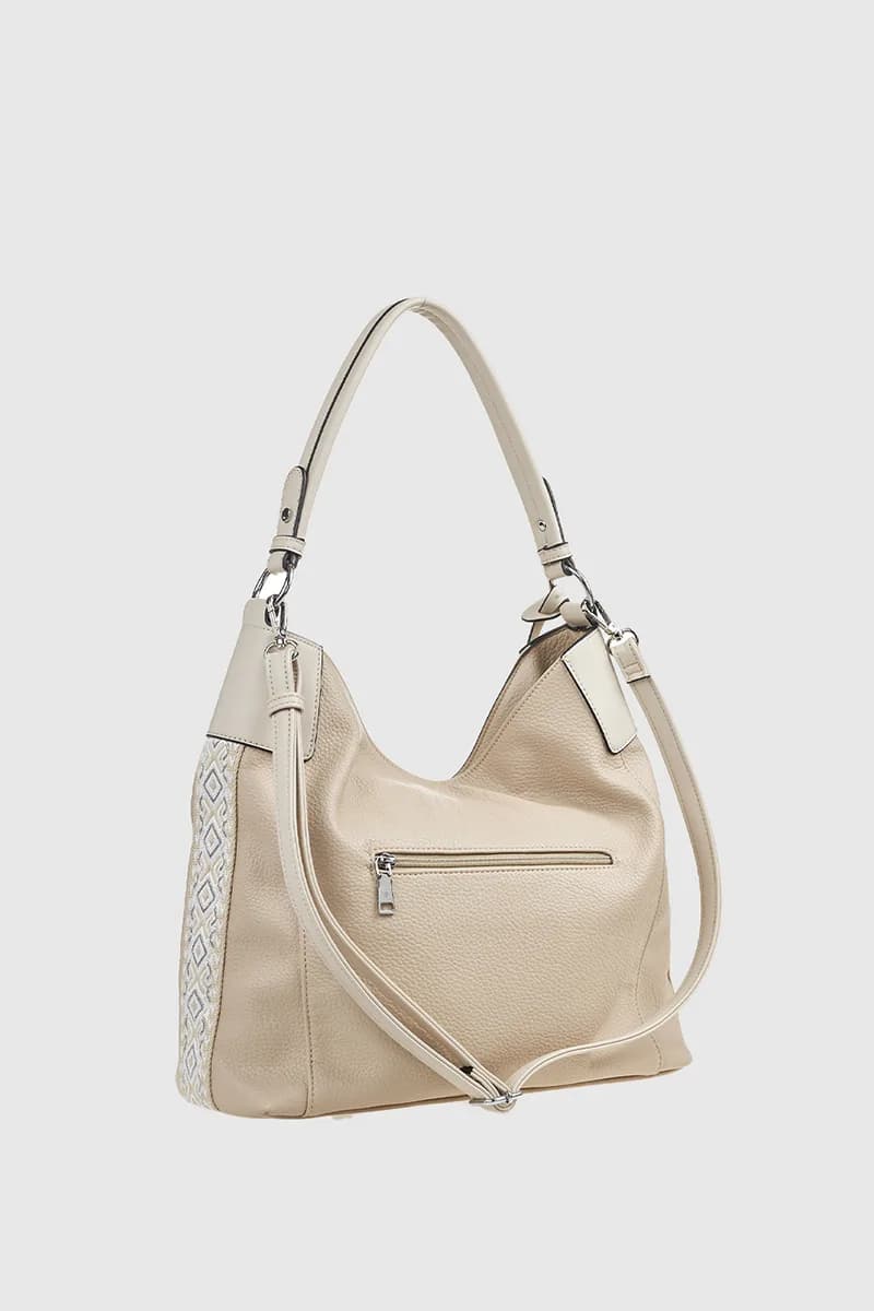 VERDE FASHION | Borsa morbida a spalla dettagli boho - 10