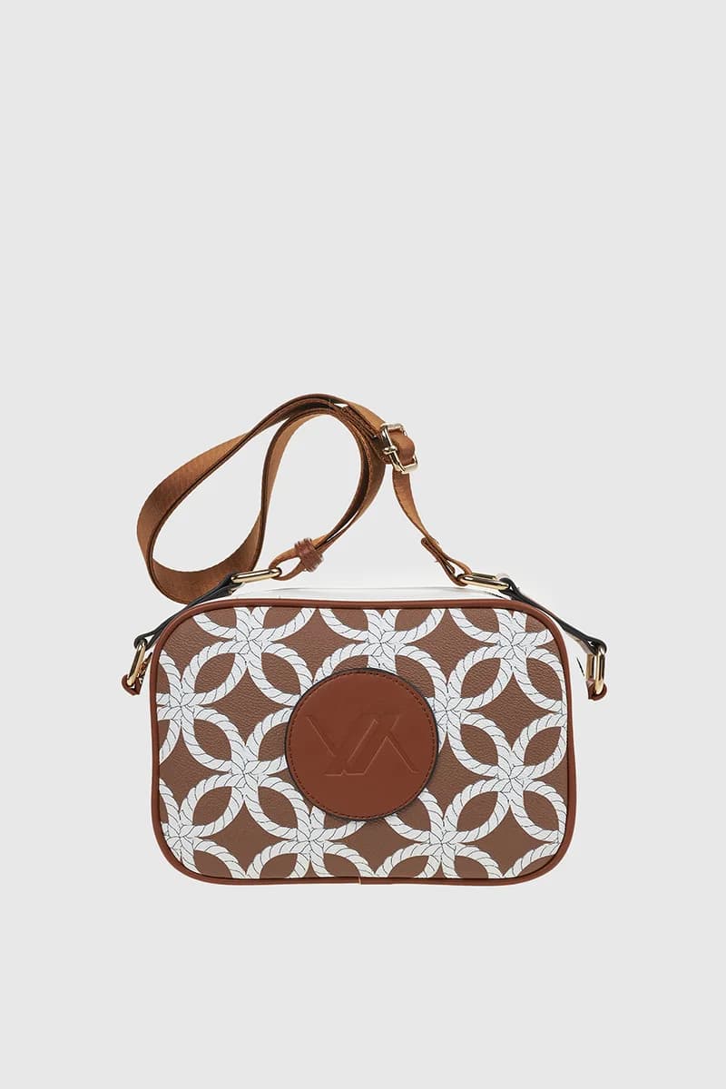 VERDE FASHION | Camera bag fantasia con logo - 9