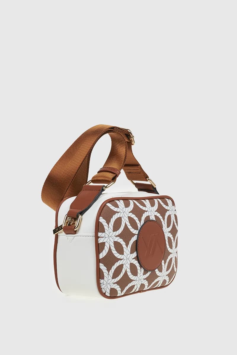 VERDE FASHION | Camera bag fantasia con logo - 3