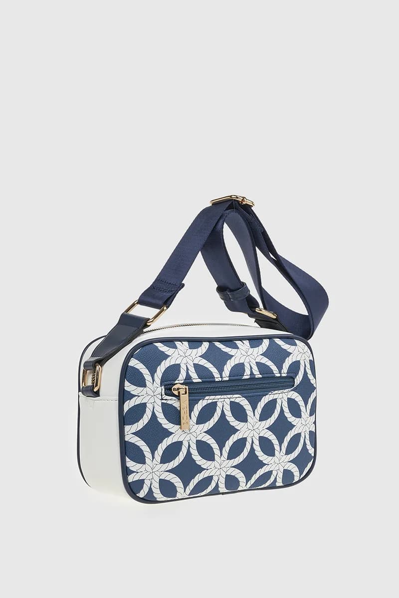 VERDE FASHION | Camera bag fantasia con logo - 6