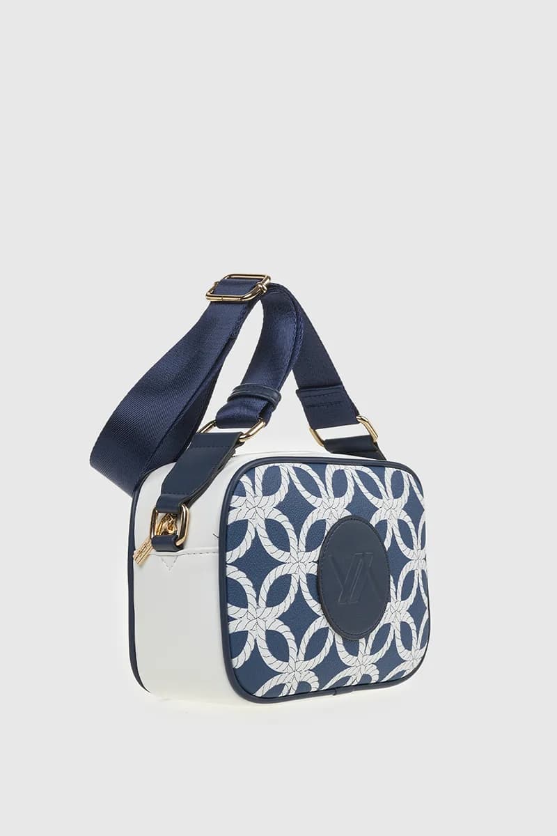 VERDE FASHION | Camera bag fantasia con logo - 7