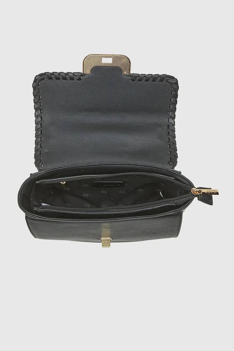 VERDE FASHION | Borsa in ecopelle con borchie - 12