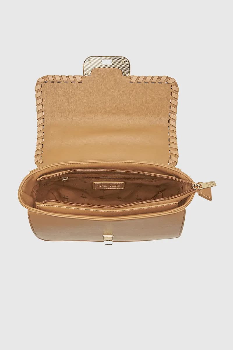 VERDE FASHION | Borsa in ecopelle con borchie - 4