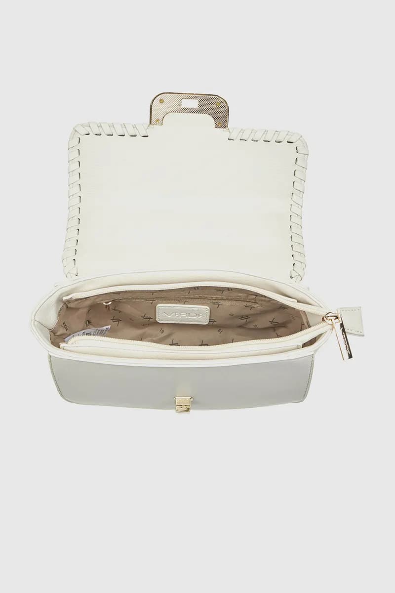 VERDE FASHION | Borsa in ecopelle con borchie - 8