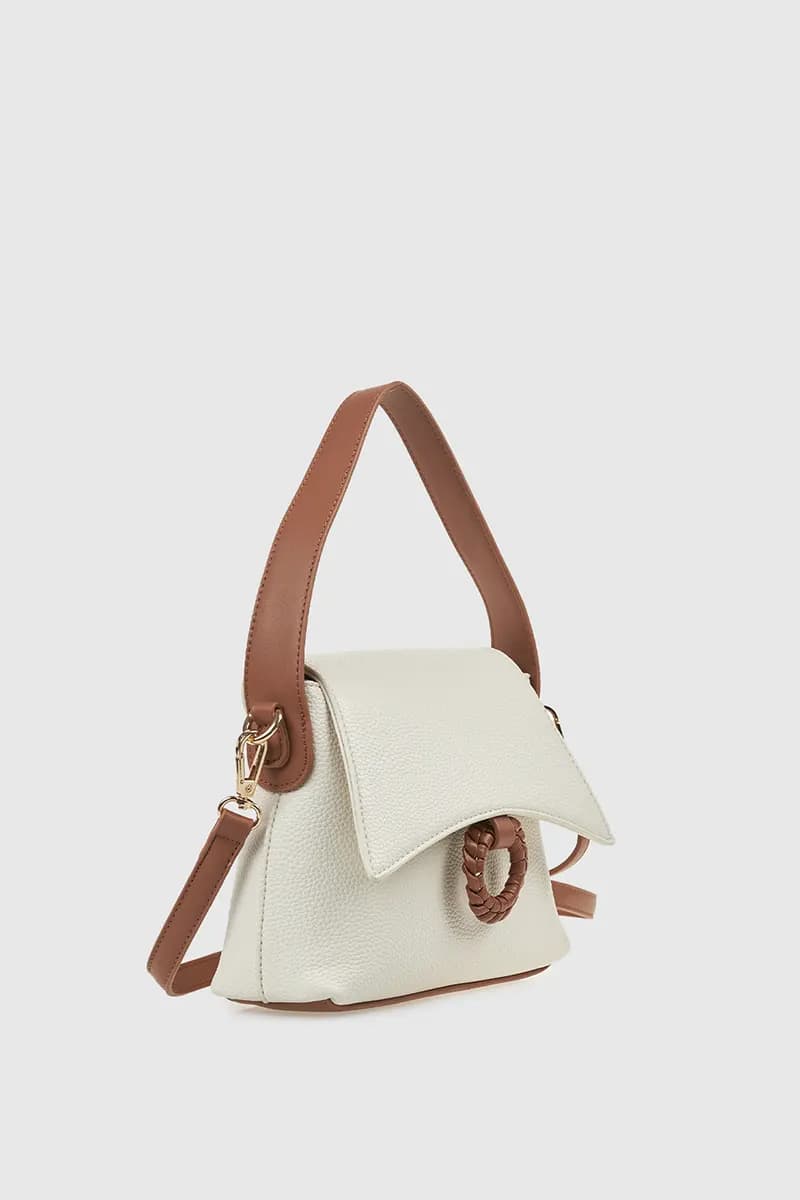 VERDE FASHION | Borsa a tracolla con patta - 7