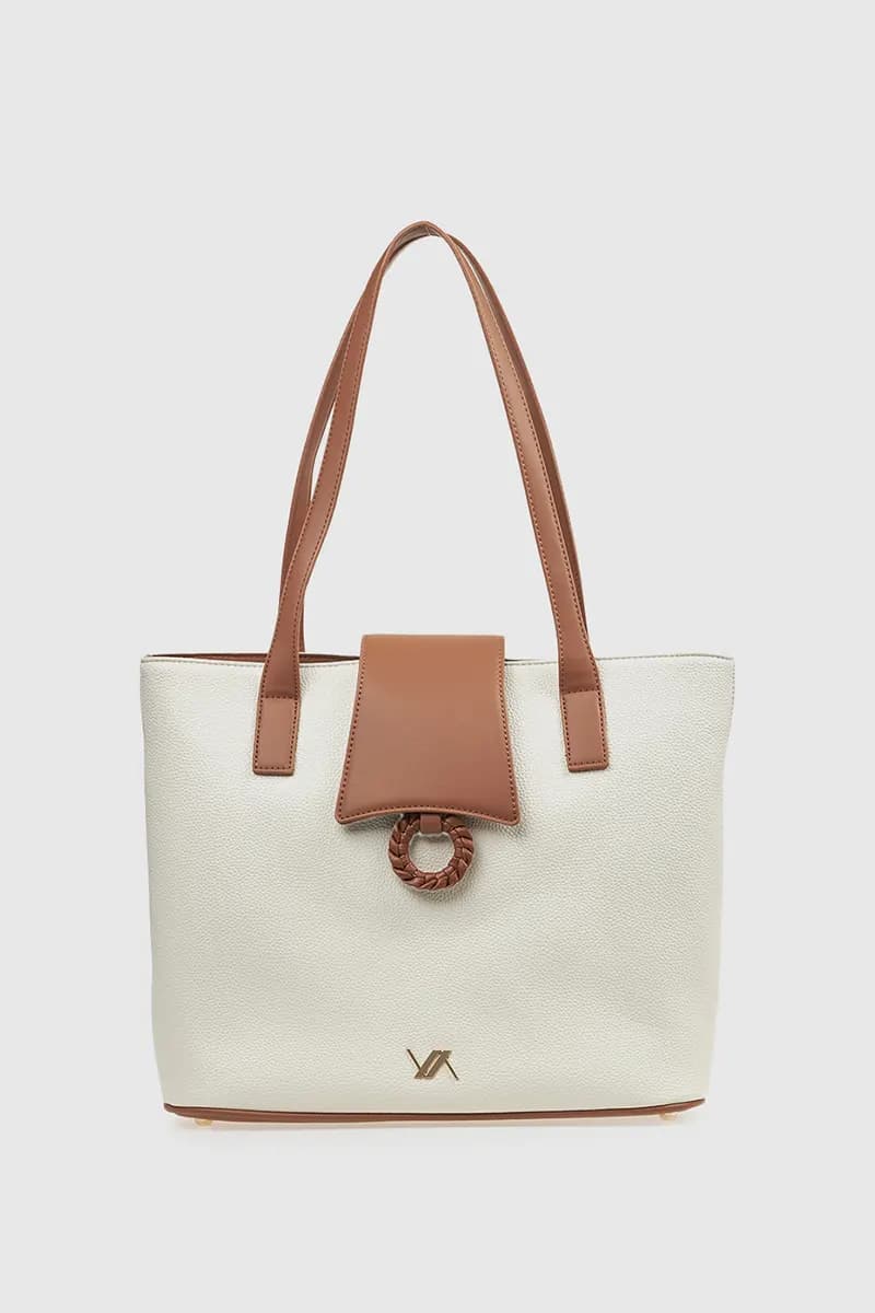 VERDE FASHION | Borsa a spalla fibbia frontale - 10