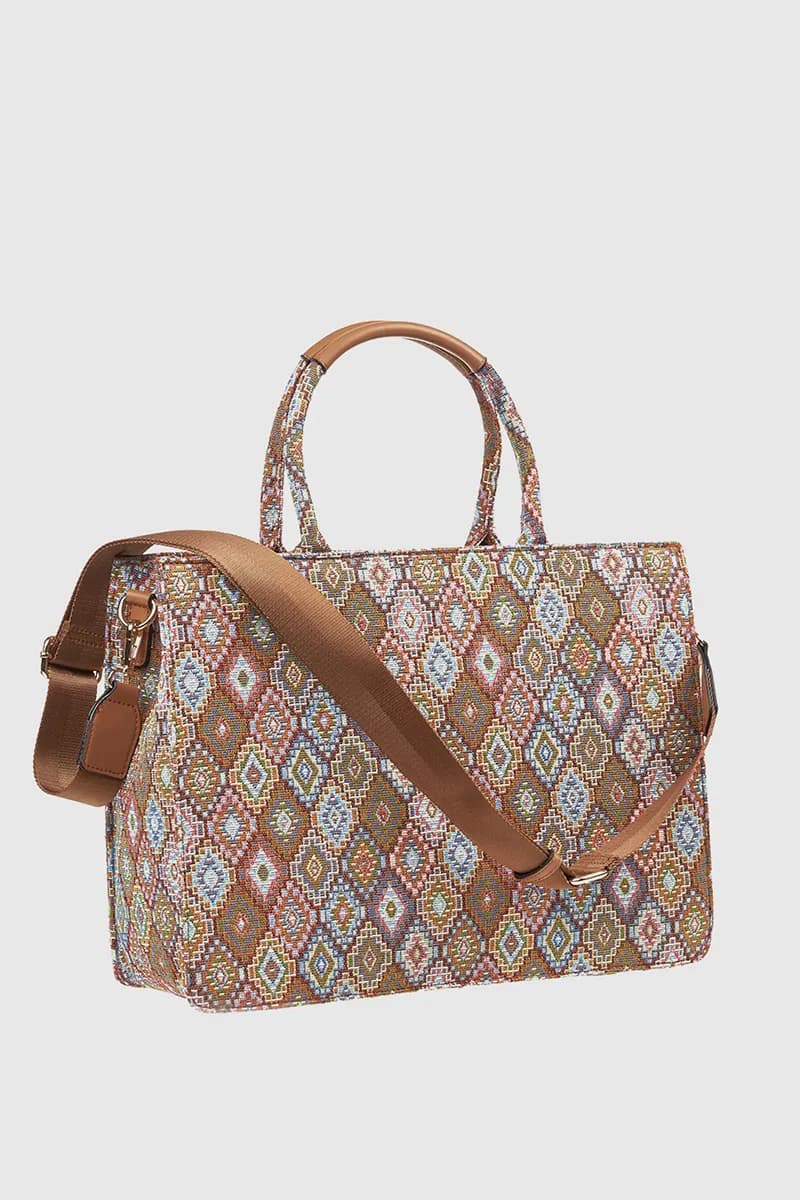 VERDE FASHION | Tote bag multicolor - 2