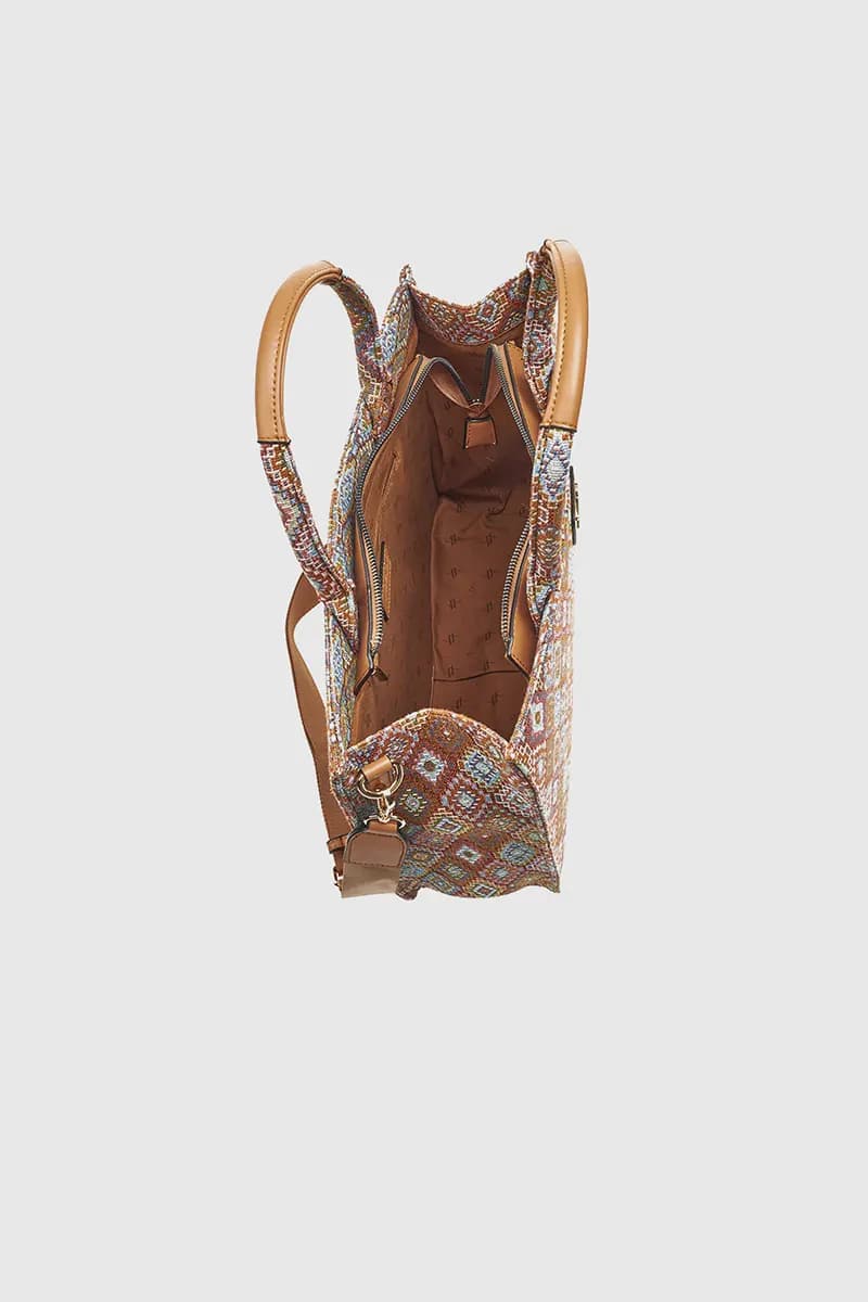 VERDE FASHION | Tote bag multicolor - 4