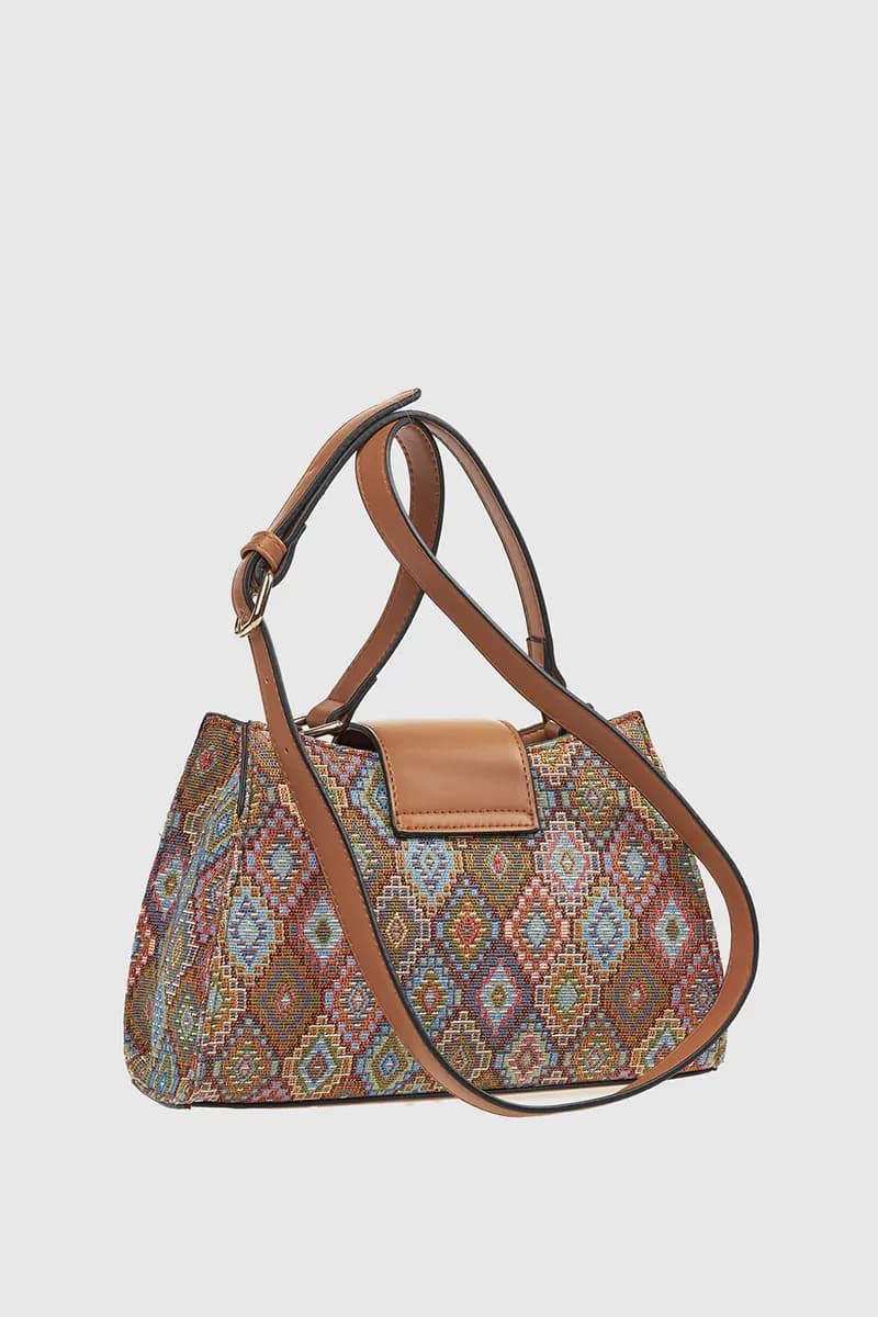 VERDE FASHION | Borsa a tracolla multicolor - 2
