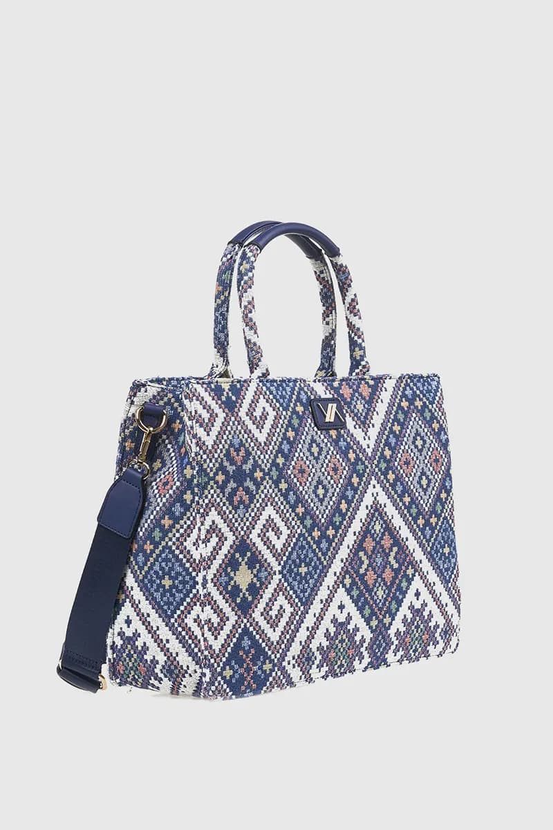 VERDE FASHION | Tote bag multicolor - 3