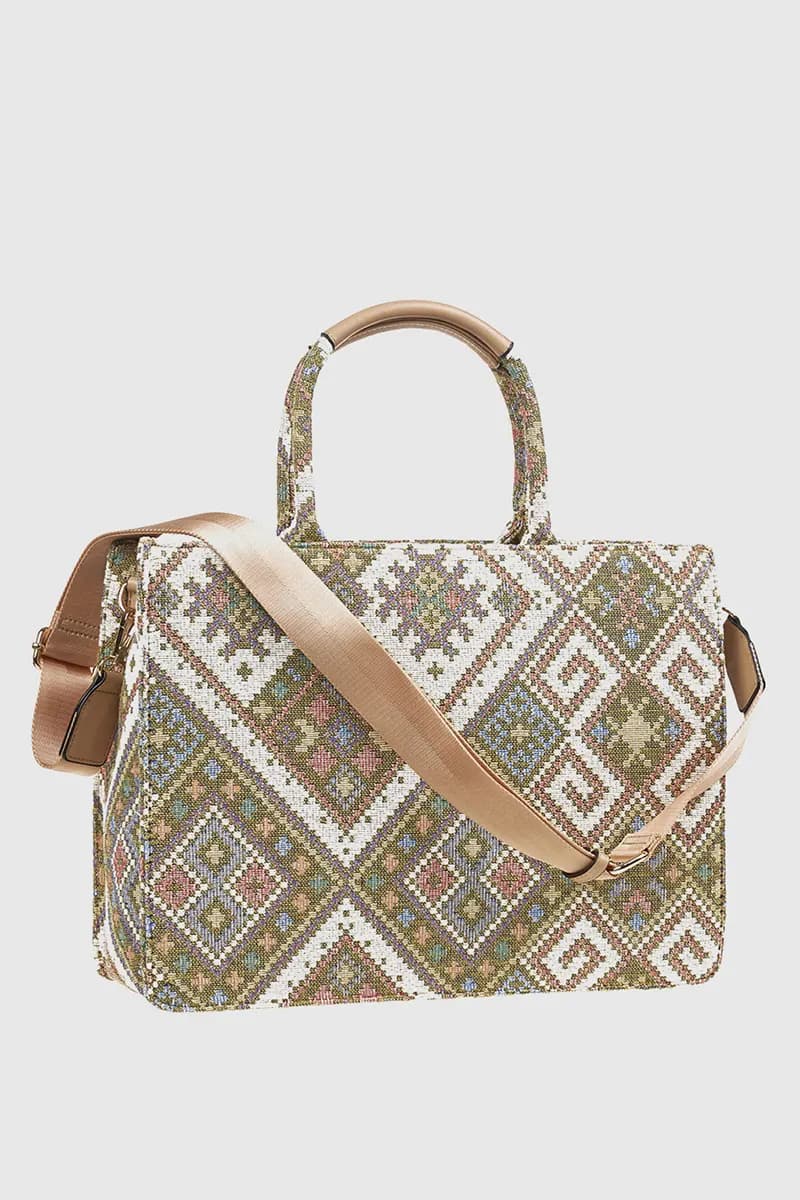 VERDE FASHION | Tote bag multicolor - 6