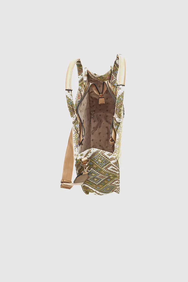 VERDE FASHION | Tote bag multicolor - 8