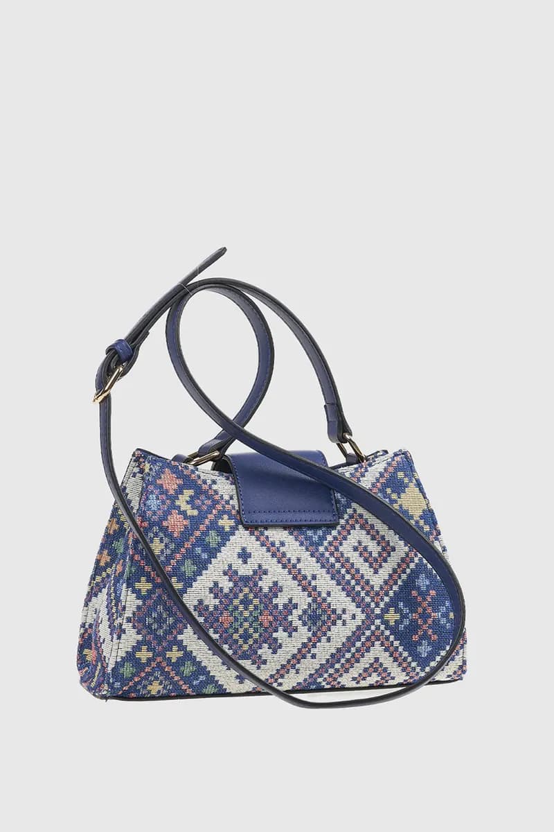 VERDE FASHION | Borsa a tracolla multicolor - 6
