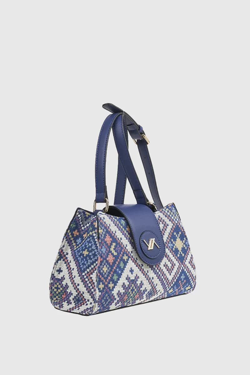 VERDE FASHION | Borsa a tracolla multicolor - 7