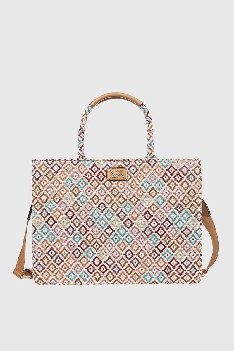 VERDE FASHION | Tote bag multicolor - 5