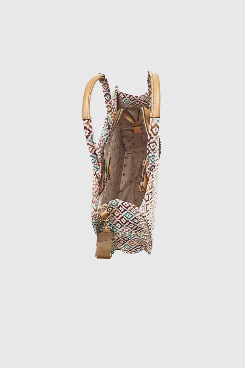 VERDE FASHION | Tote bag multicolor - 4
