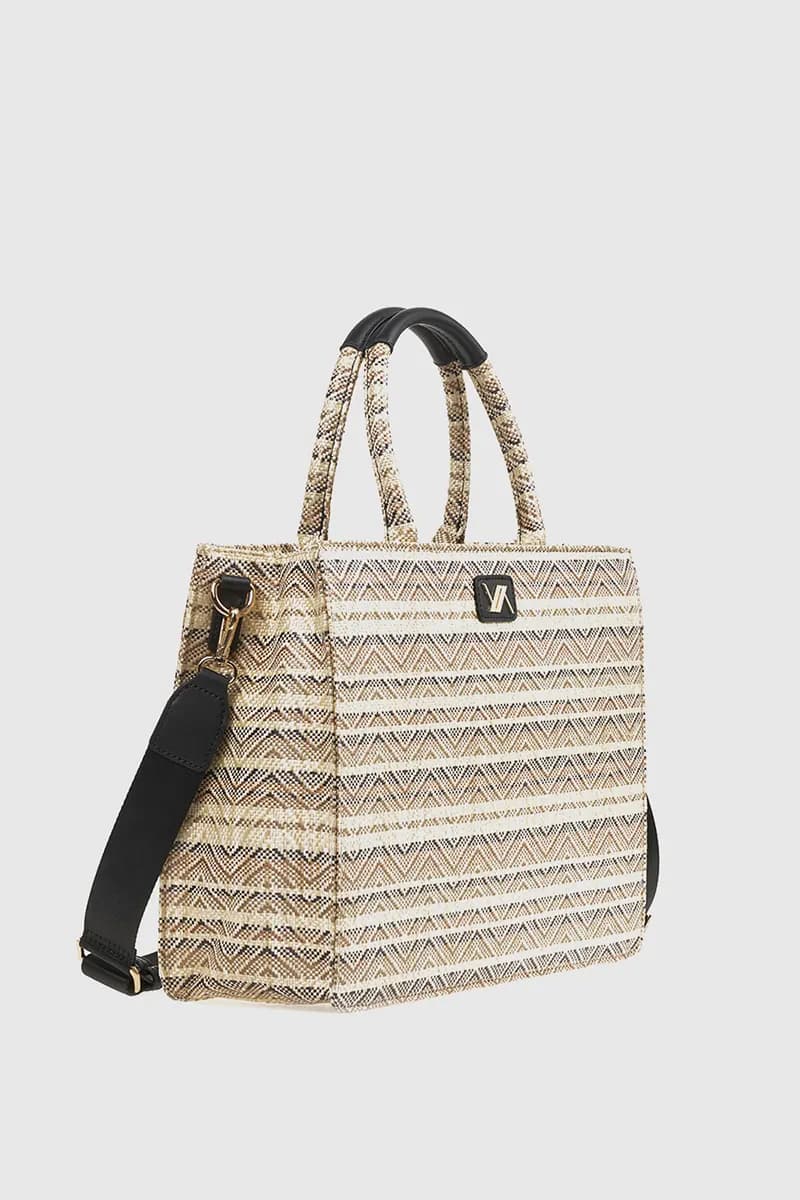 VERDE FASHION | Tote bag multicolor - 7