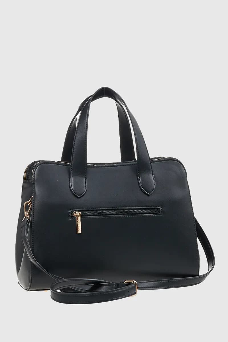 VERDE FASHION | Borsa doppia zip intrecciata - 2
