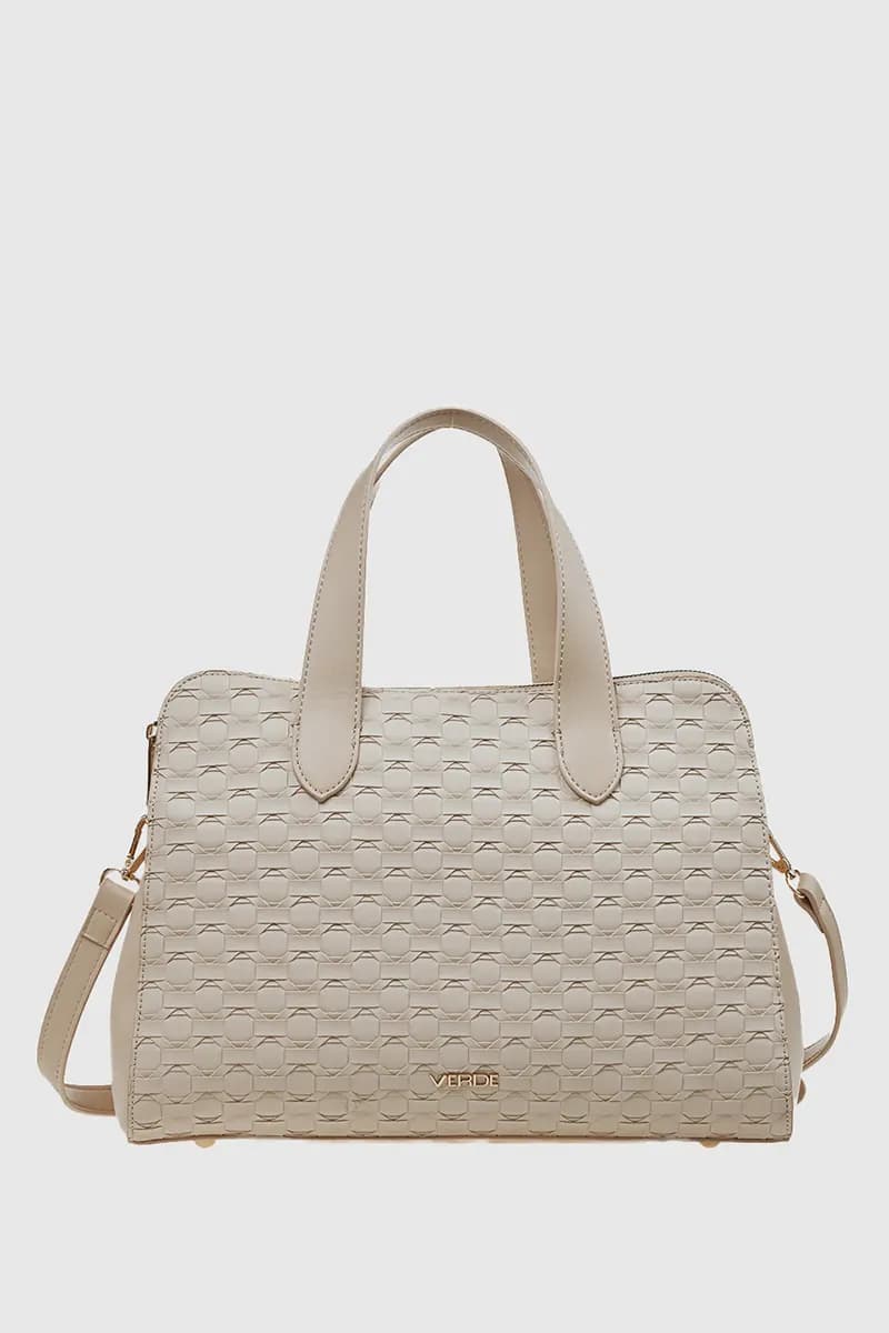 VERDE FASHION | Borsa doppia zip intrecciata - 9