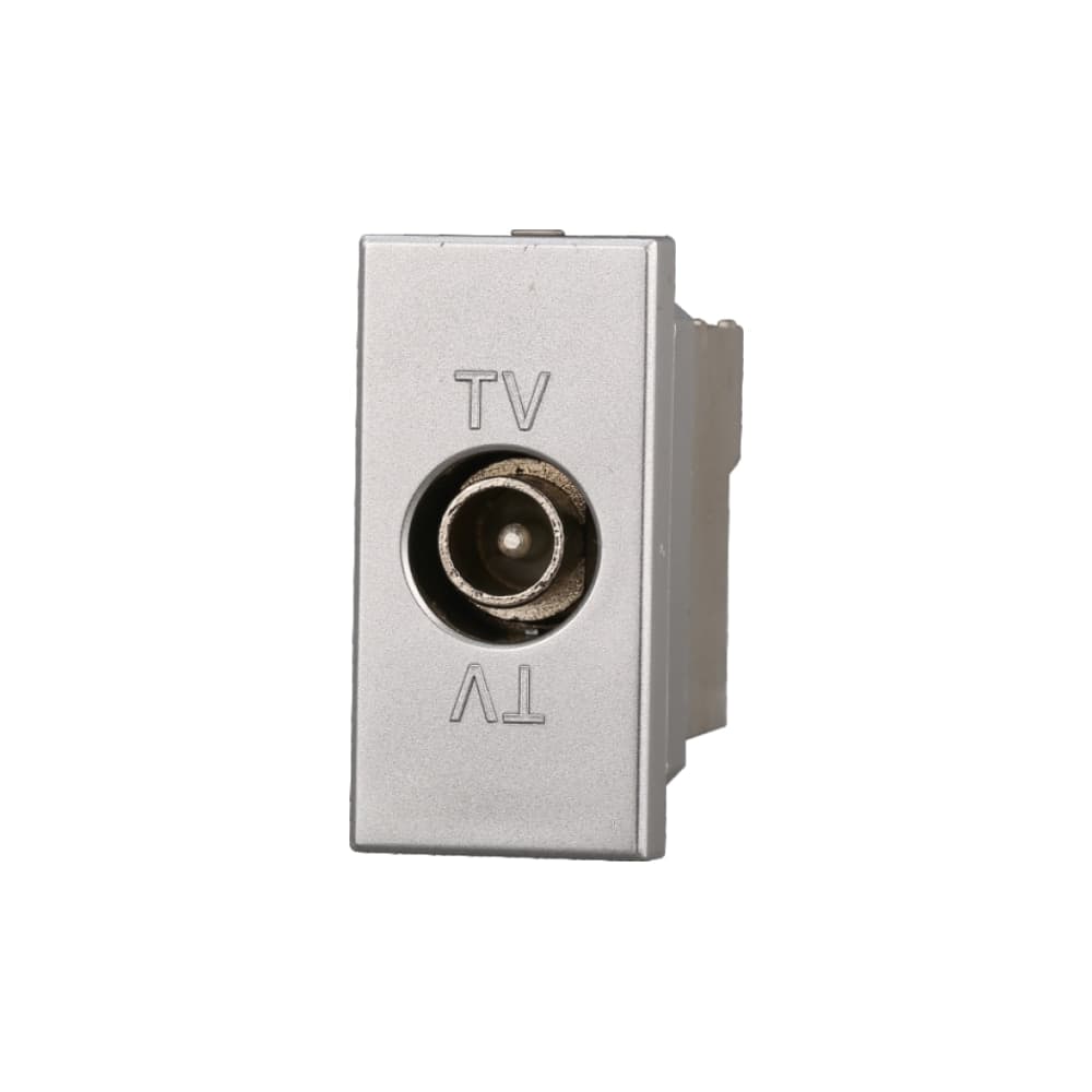 CONNETTORE TV MASCHIO GRIGIO - COMP. AXOLUTE