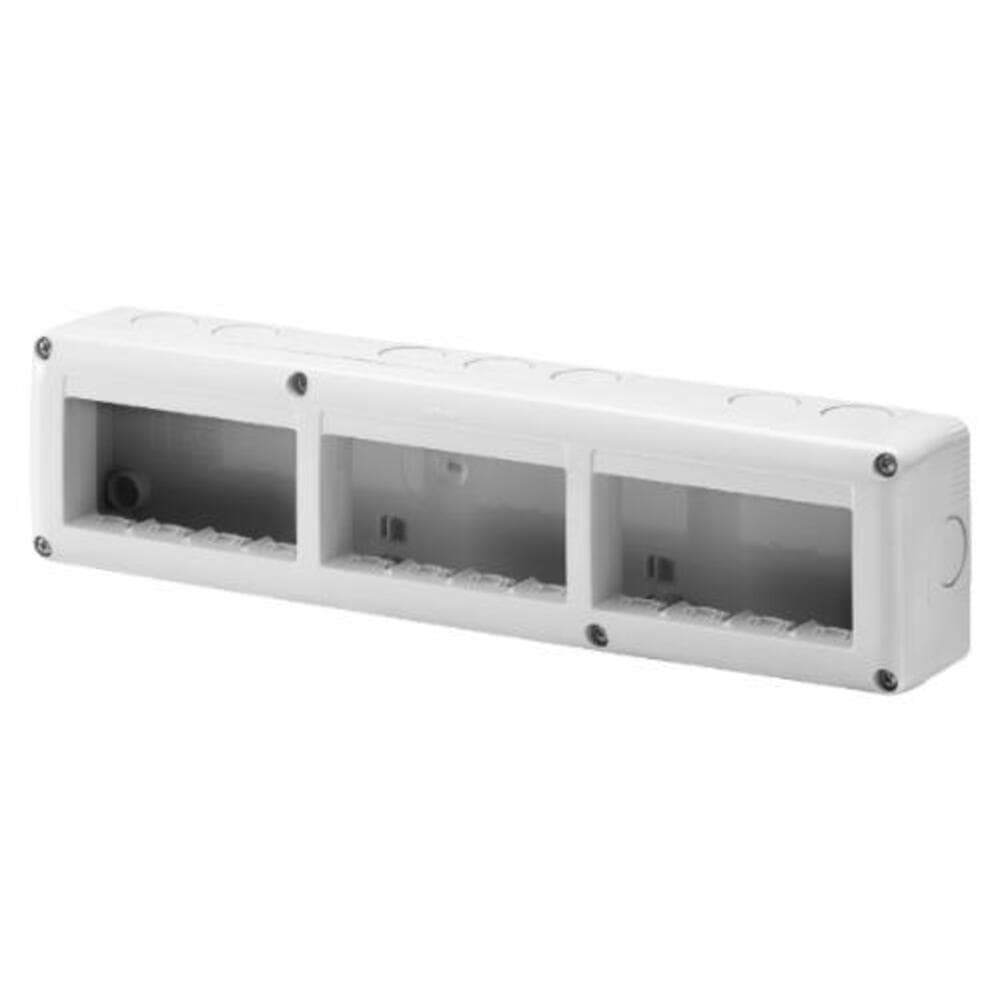 CONTENITORE GEWISS 12(4X3) - 12 posti - modulo 4x3 - grigio ral 7035 - IP40