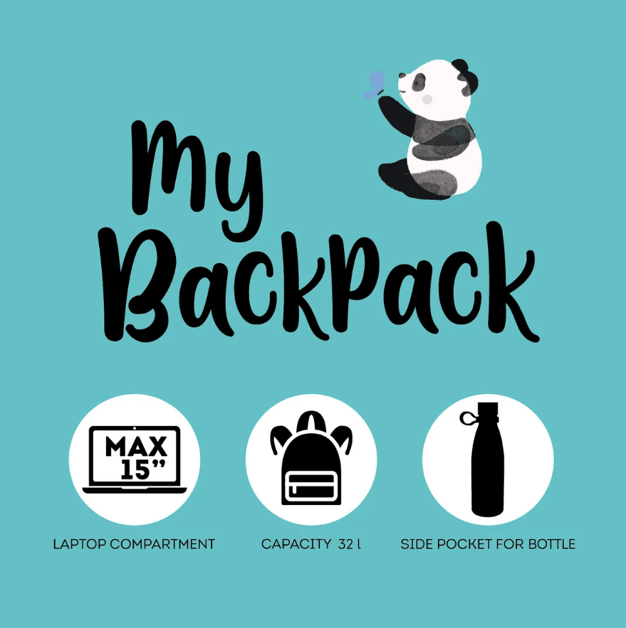 Legami -  Zaino My Backpack Panda (BPK0019) - 5
