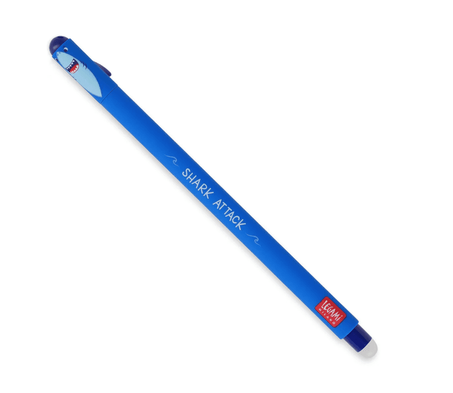 Legami - Penna Gel Cancellabile inchiostro blu Shark (EP0006)