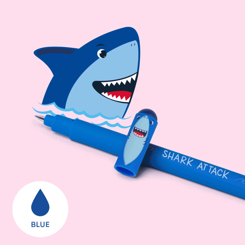 Legami - Penna Gel Cancellabile inchiostro blu Shark (EP0006) - 2